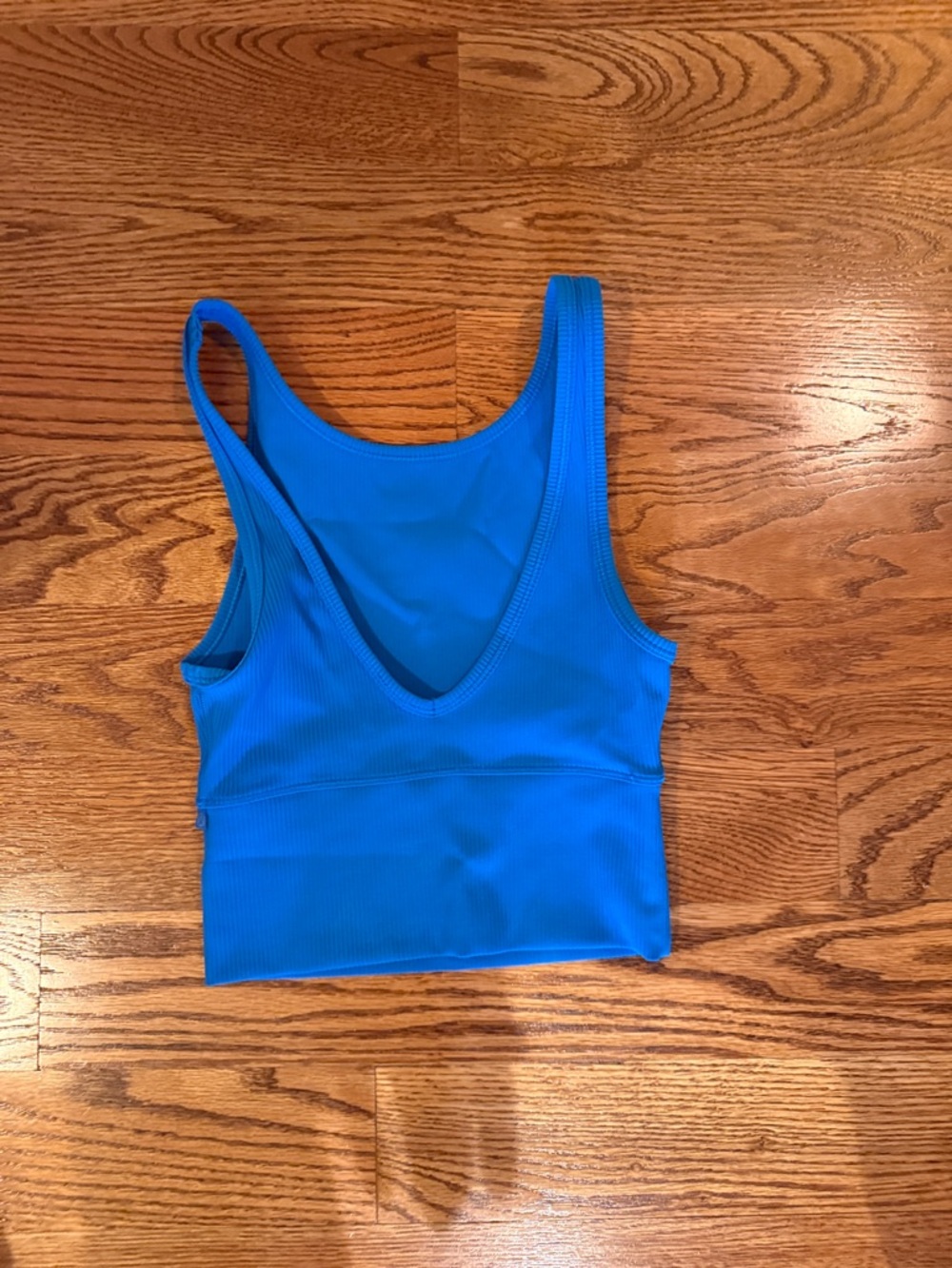 Lululemon ribbed cropped tank